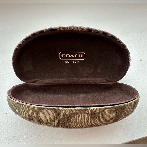 ☀️ COACH Signature Blue Ombré Pilot Aviator Sunglasses HC7009 with Case - Picture 14 of 14